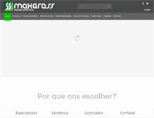Tablet Screenshot of maxgrass.com.br